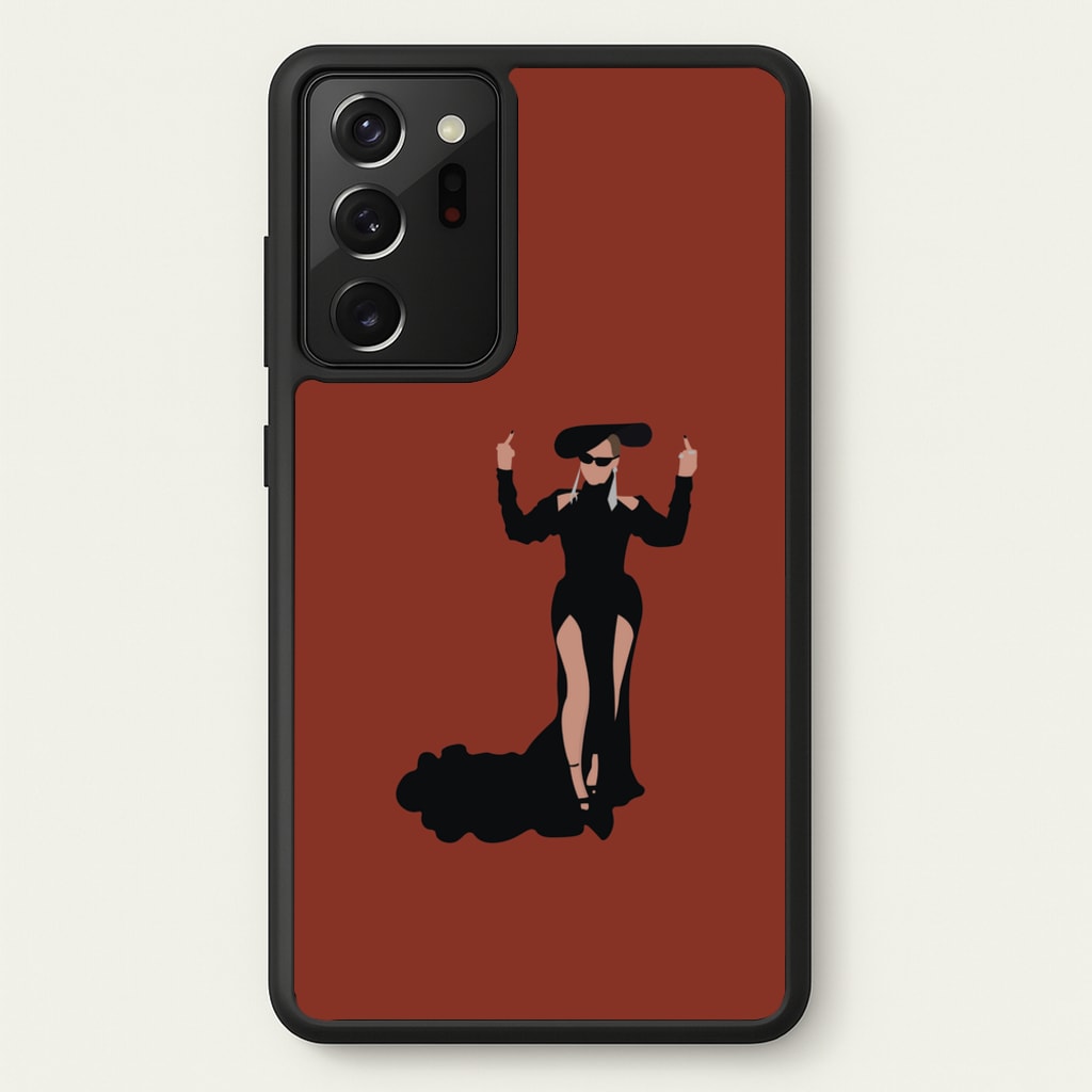 Middle Fingers - Queen B - Beyonce Phone Case for Galaxy Note 20 Ultra