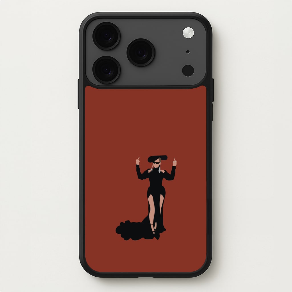 Middle Fingers - Queen B Phone Case for iPhone 17 Pro Max