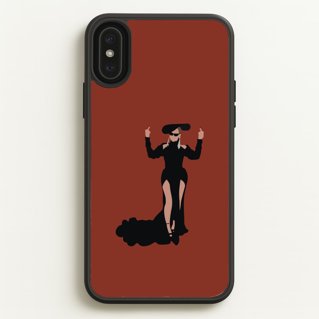 Middle Fingers - Queen B - Beyonce Phone Case for iPhone XS Max