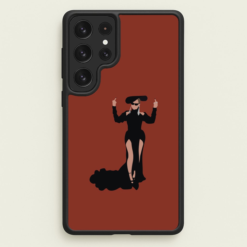Middle Fingers - Queen B - Beyonce Phone Case for Galaxy S22 Ultra