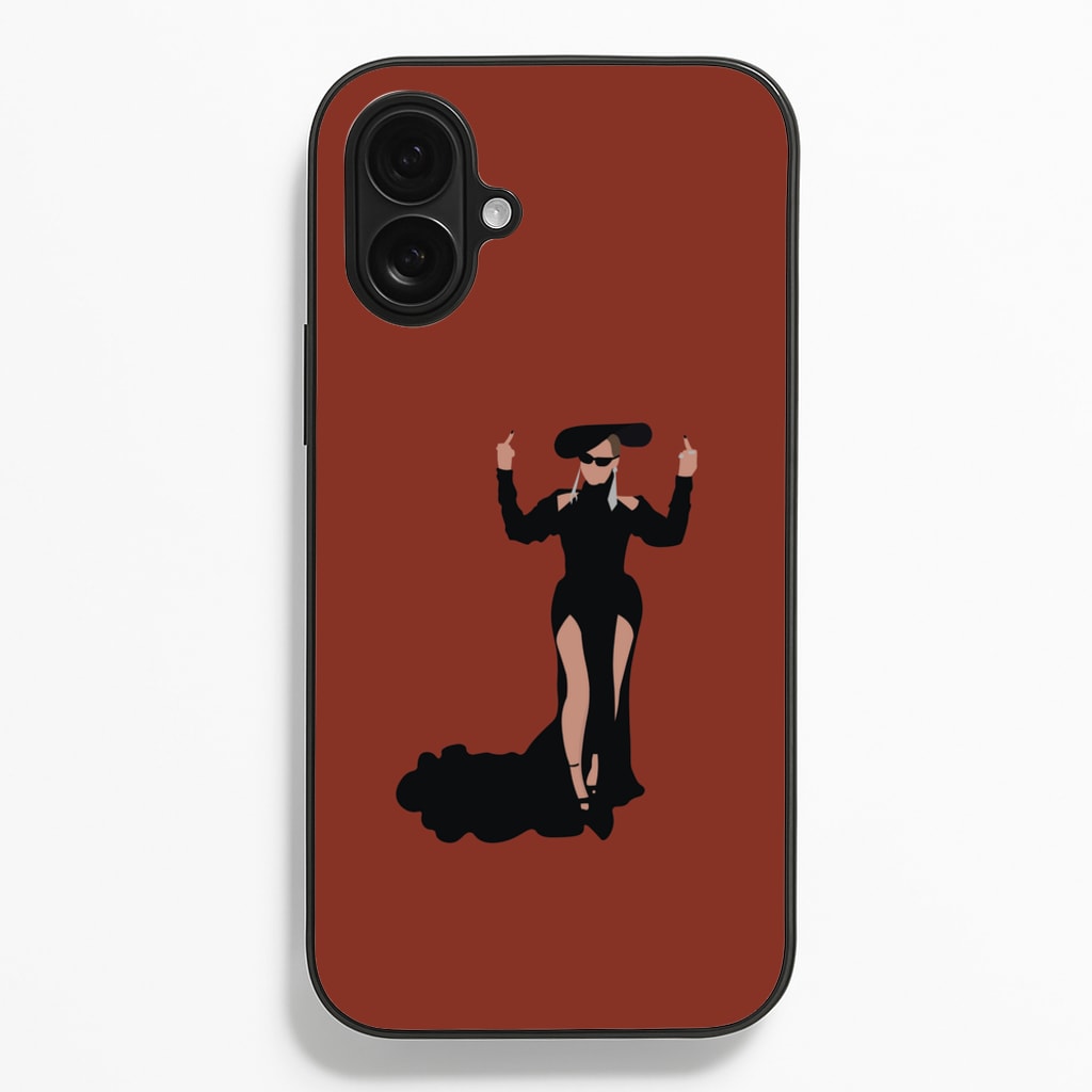 Middle Fingers - Queen B - Beyonce Phone Case for iPhone 16 Plus