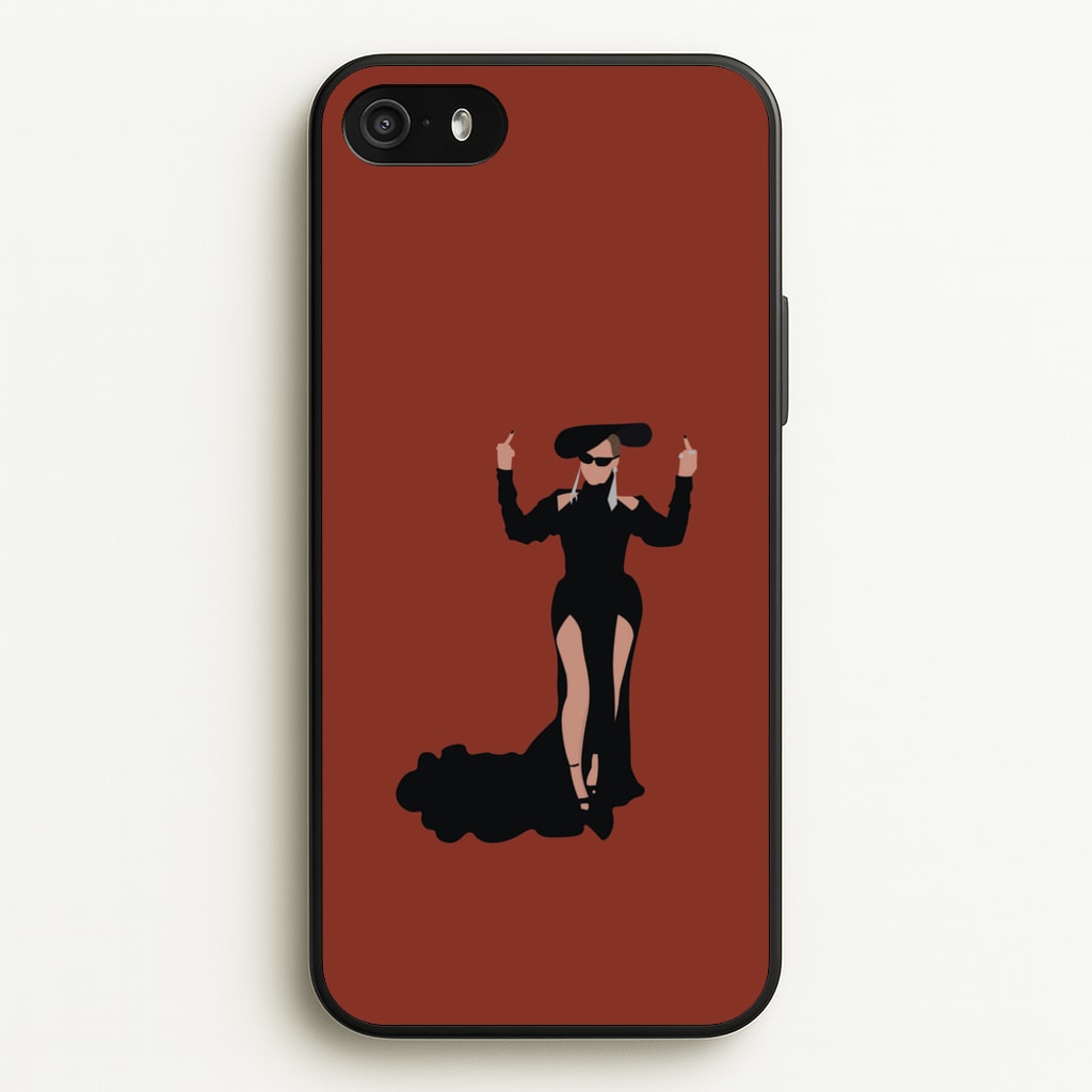 Middle Fingers - Queen B - Beyonce Phone Case for iPhone 5 / 5s / SE 2016