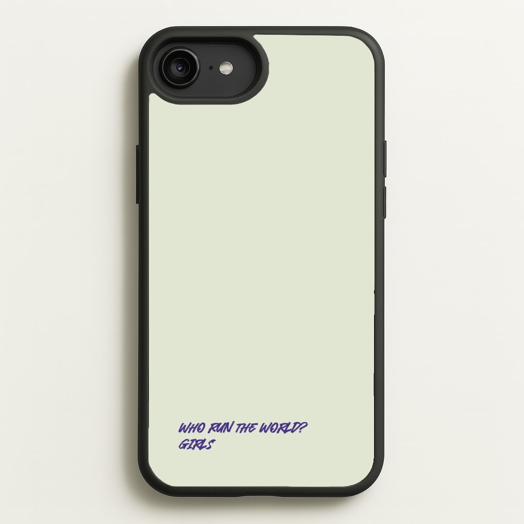Who Run The World - Queen B - Beyonce Phone Case for iPhone 6 Plus / 7 Plus / 8 Plus