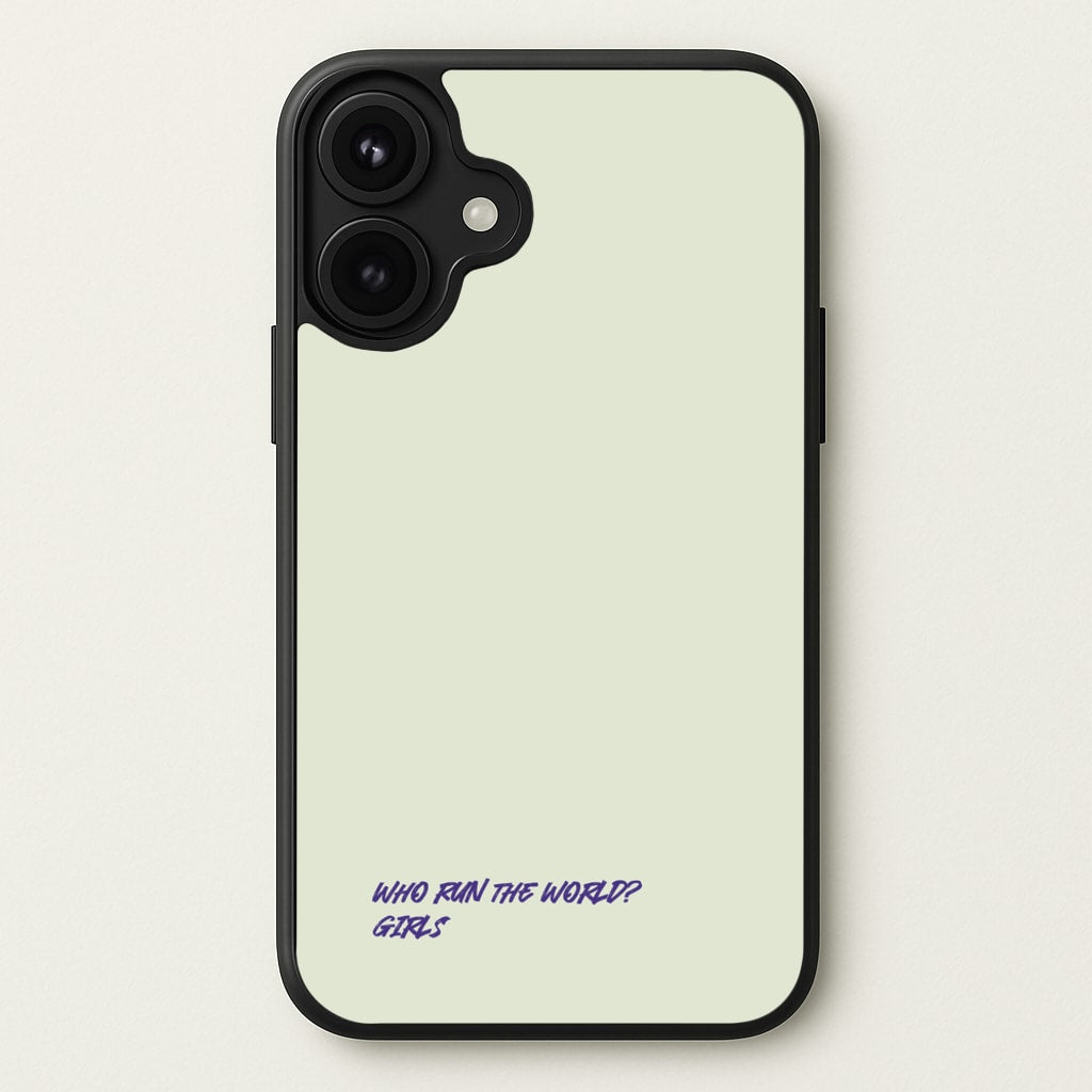 Who Run The World - Queen B Phone Case for iPhone 17