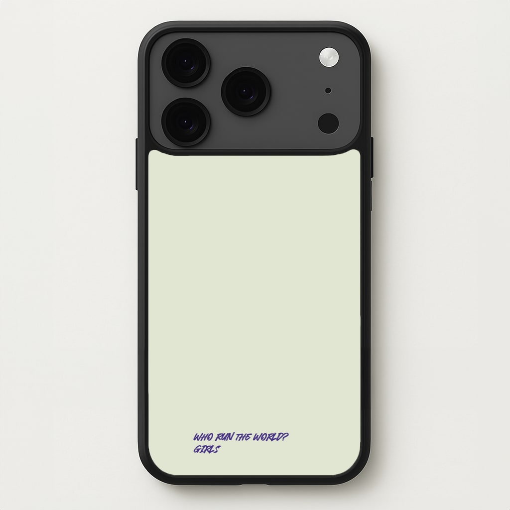 Who Run The World - Queen B Phone Case for iPhone 17 Pro