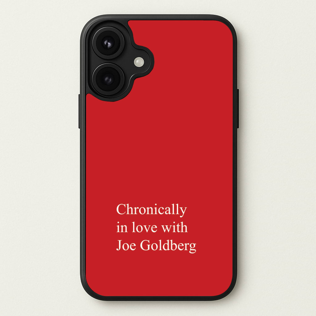 Chronically In Love With Joe Phone Case for iPhone 17