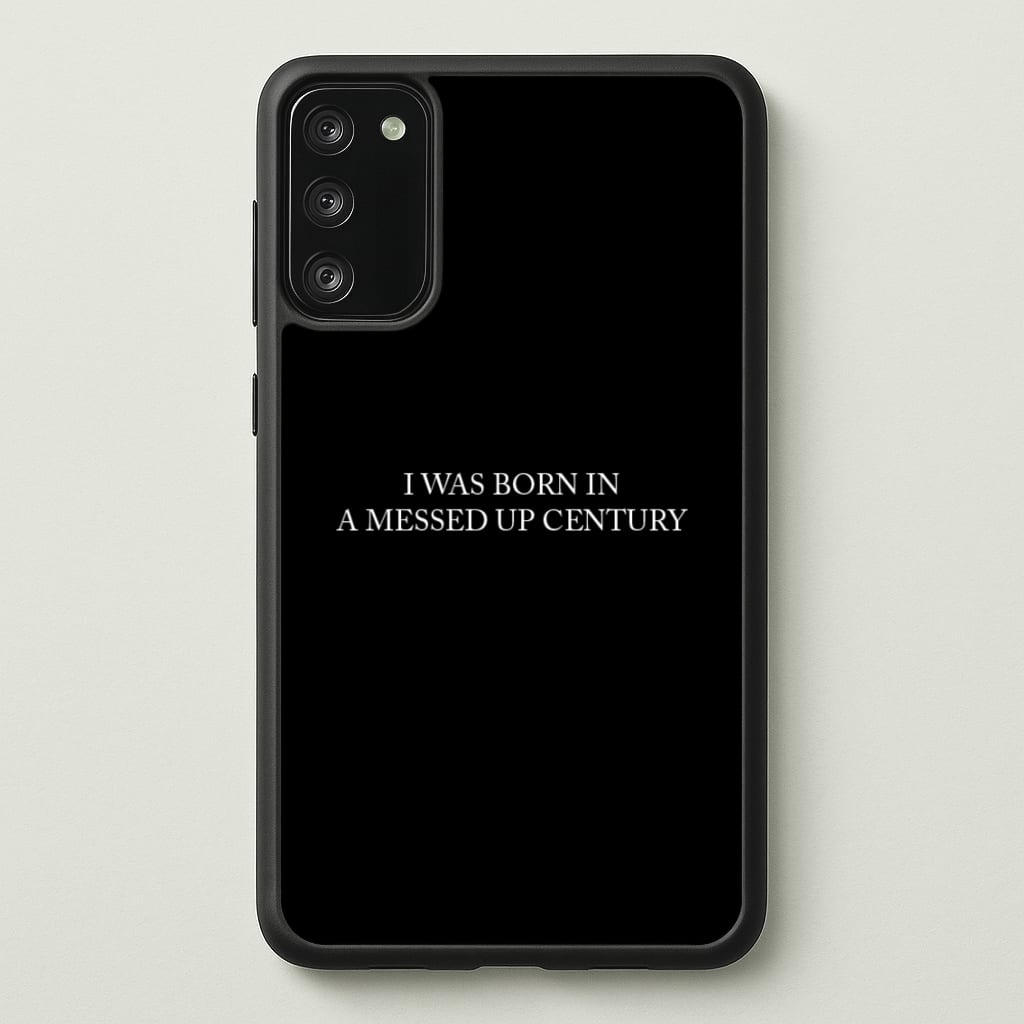I Was Born In A Messed Up Century - Yungblud Phone Case for Galaxy S20
