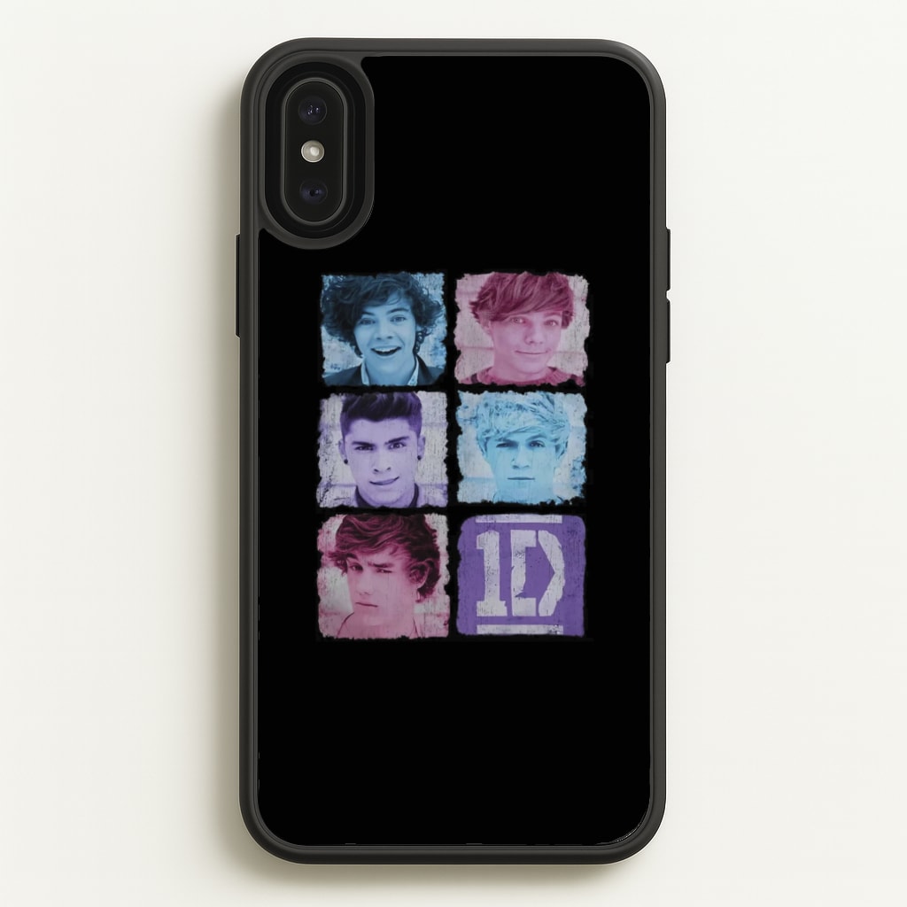 1D Members - One Direction Phone Case for iPhone XS Max