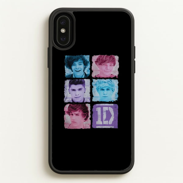 1D Members - One Direction Phone Case for iPhone XS Max