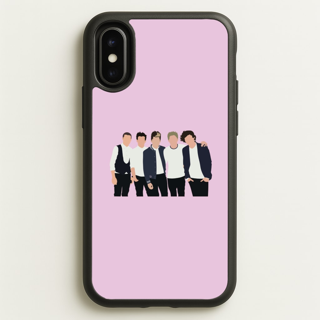 Old Members - One Direction Phone Case for iPhone X / XS