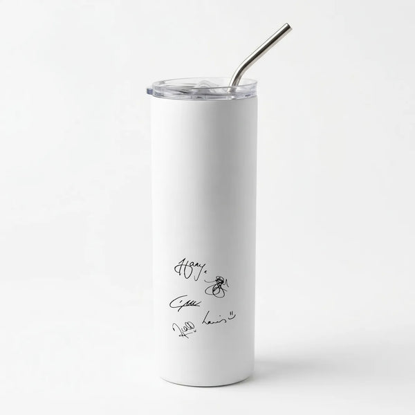 1D Signatures Skinny Tumbler