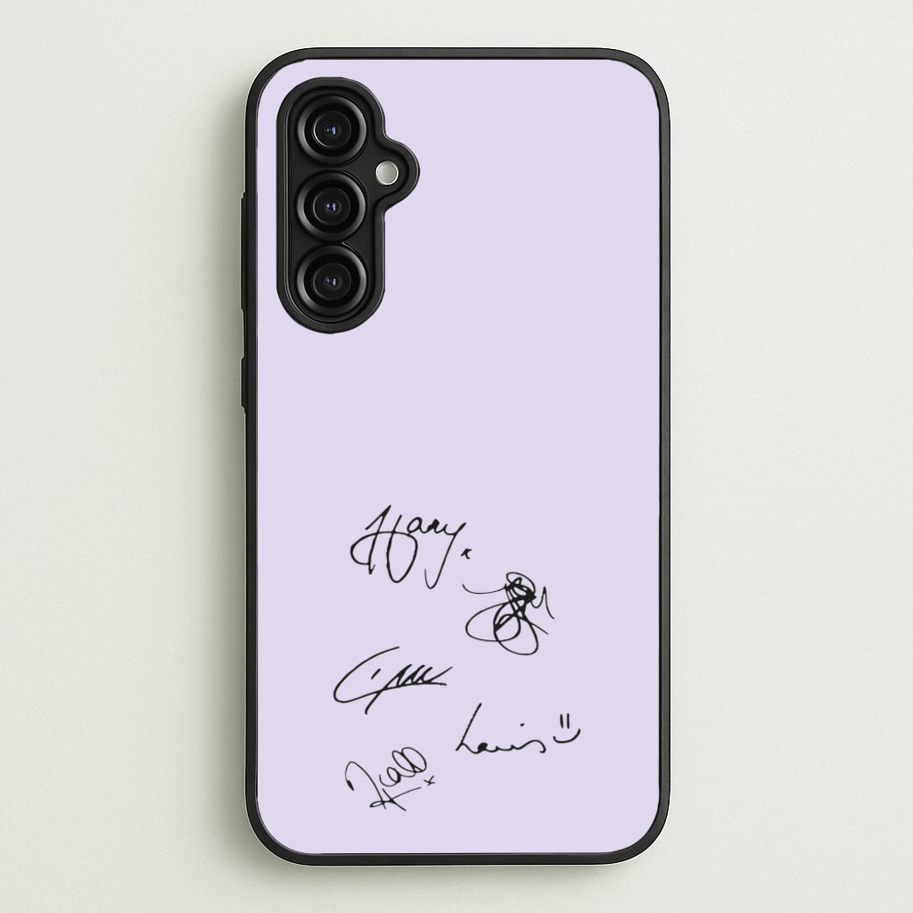 1D Signatures - One Direction Phone Case for Galaxy A14