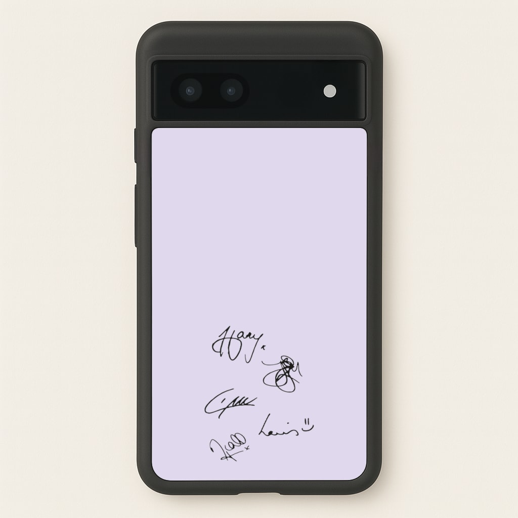 1D Signatures - One Direction Phone Case for Google Pixel 7a