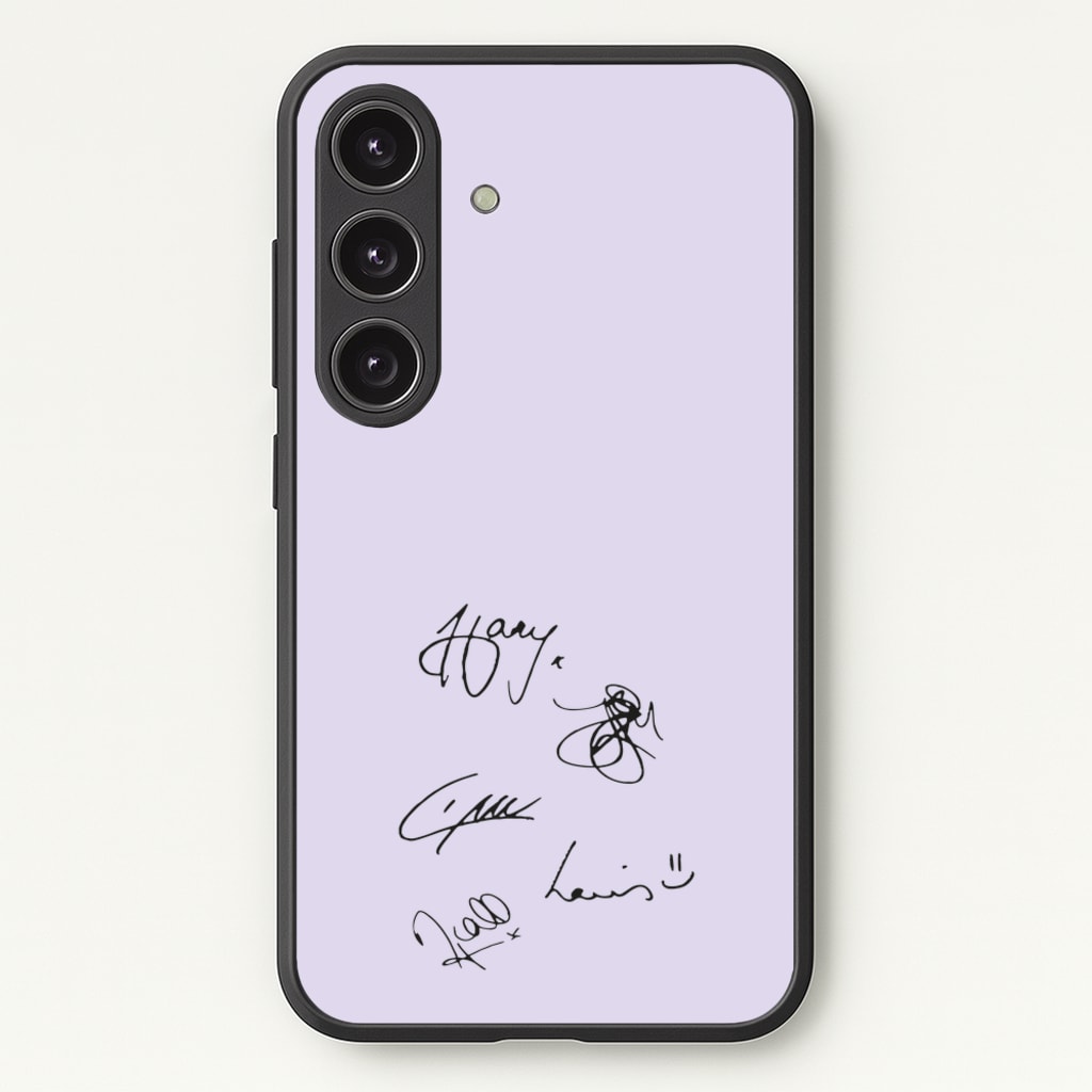 1D Signatures - One Direction Phone Case for Galaxy S25 Plus