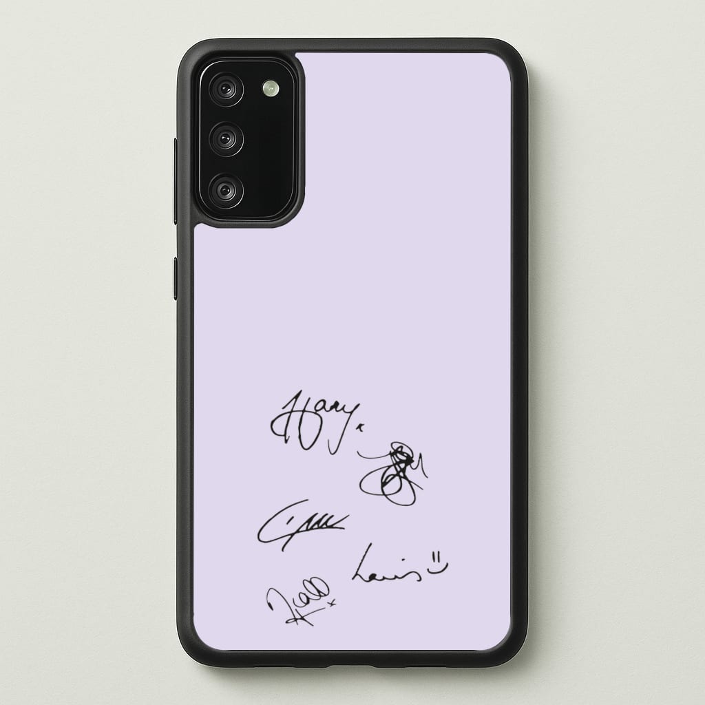 1D Signatures - One Direction Phone Case for Galaxy S20