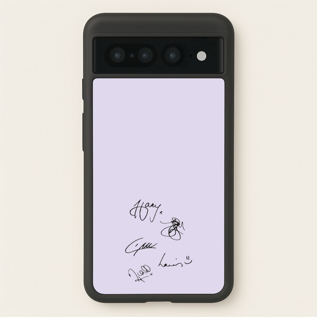 1D Signatures - One Direction Phone Case for Google Pixel 7 Pro
