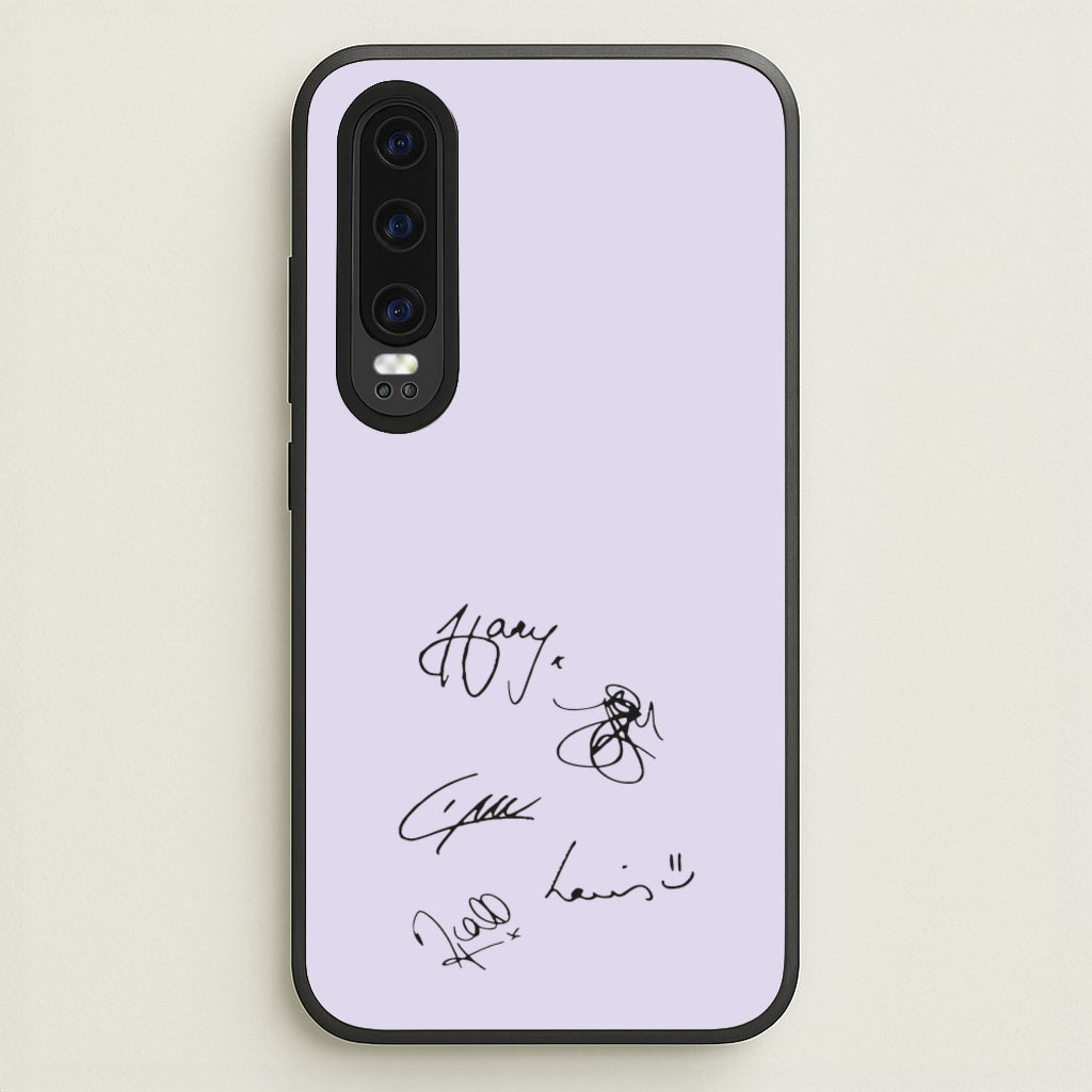 1D Signatures - One Direction Phone Case for Huawei P30