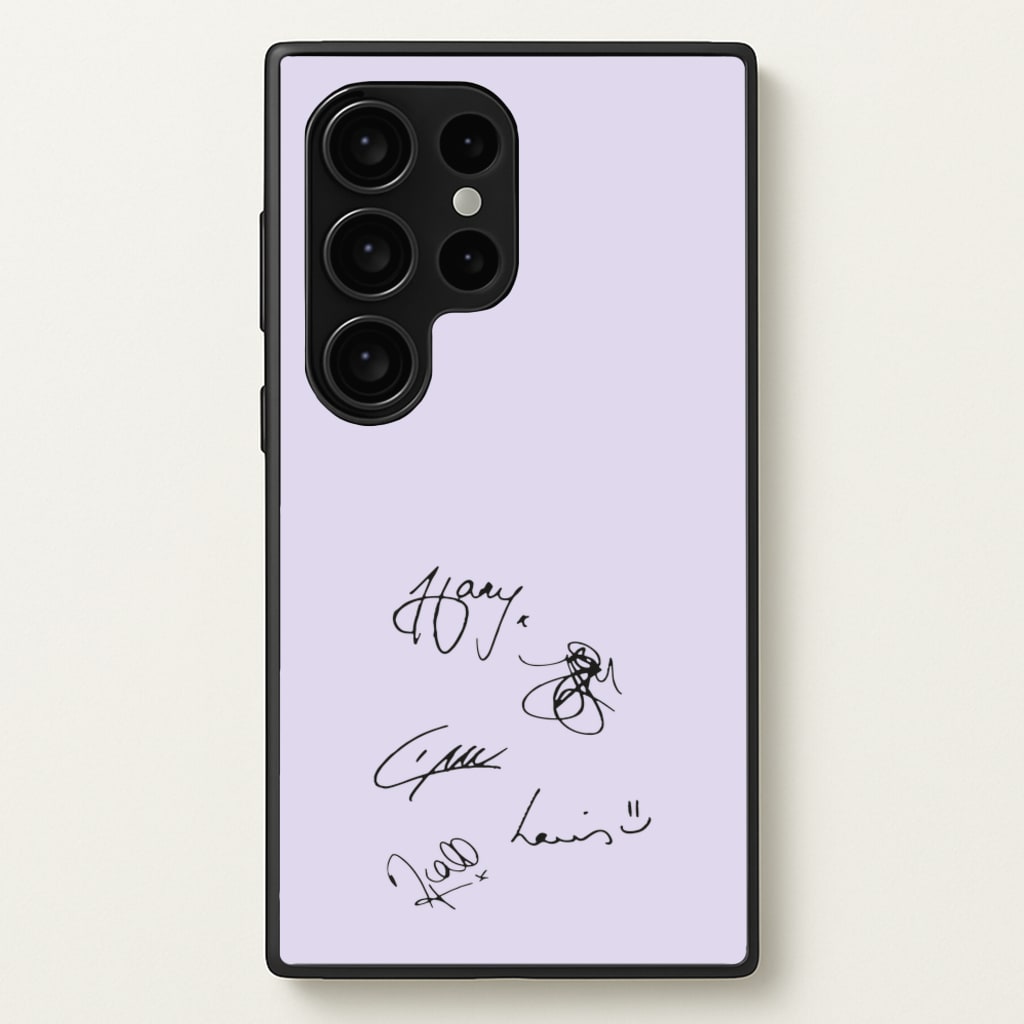 1D Signatures - One Direction Phone Case for Galaxy S24 Ultra