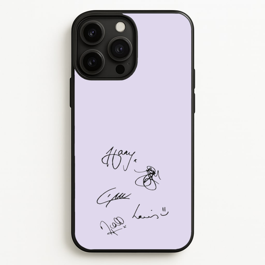 1D Signatures - One Direction Phone Case for iPhone 13 Pro Max