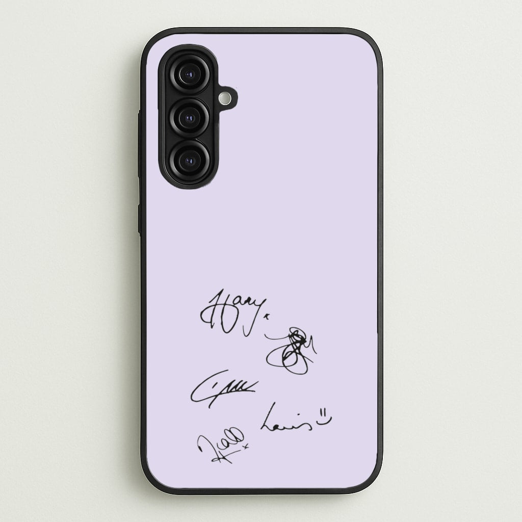 1D Signatures - One Direction Phone Case for Galaxy A16