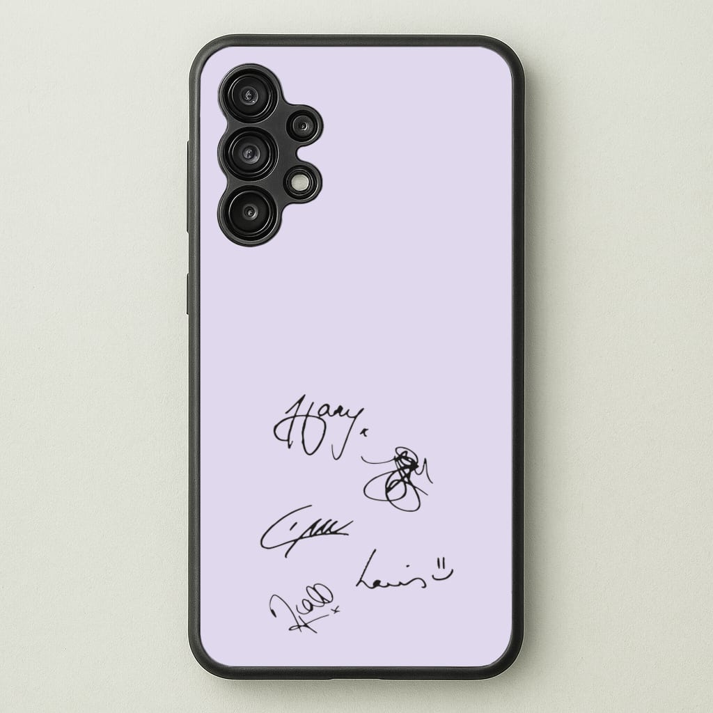 1D Signatures - One Direction Phone Case for Galaxy A13