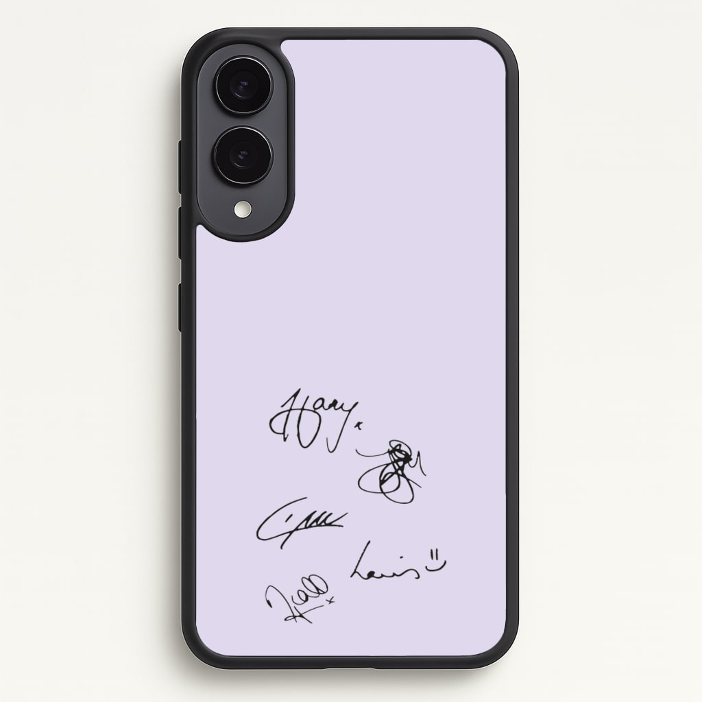 1D Signatures - One Direction Phone Case for Galaxy S25 Edge