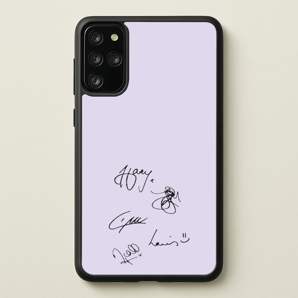 1D Signatures - One Direction Phone Case for Galaxy S20 Plus