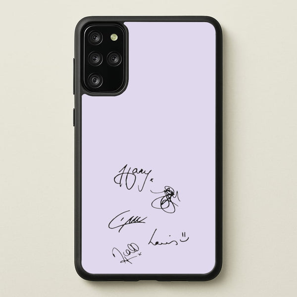 1D Signatures - One Direction Phone Case for Galaxy S20 Plus