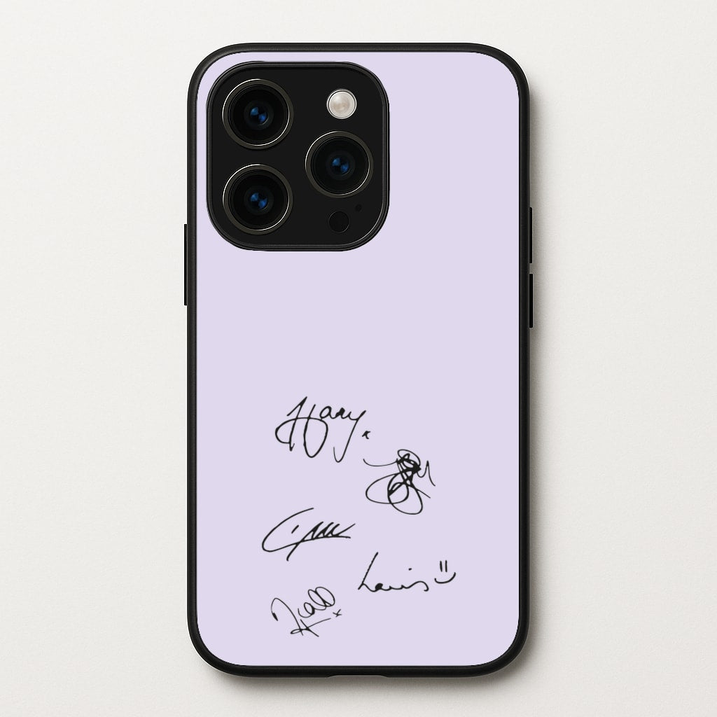 1D Signatures - One Direction Phone Case for iPhone 14 Pro