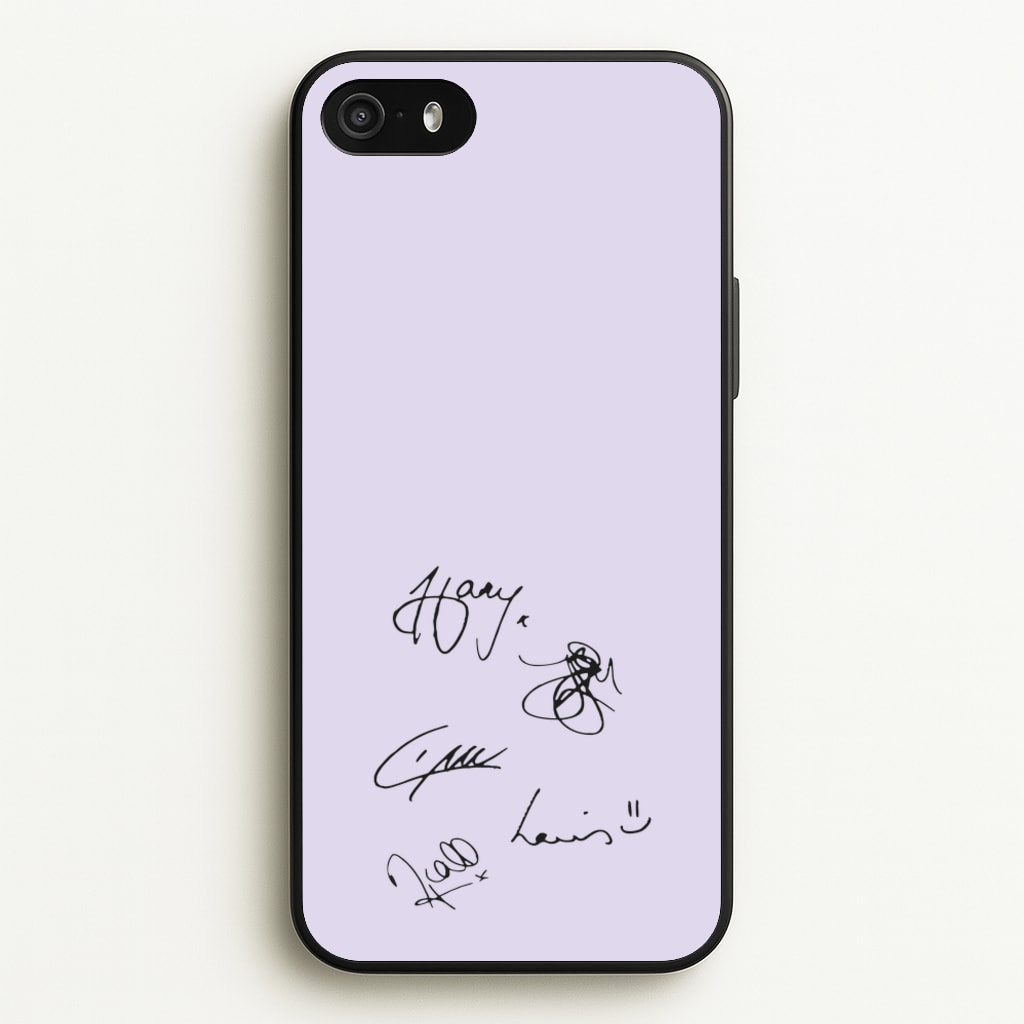 1D Signatures - One Direction Phone Case for iPhone 5 / 5s / SE 2016