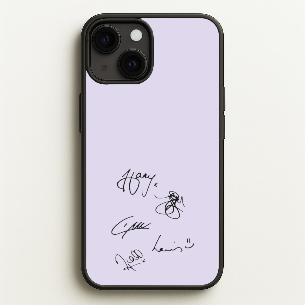 1D Signatures - One Direction Phone Case for iPhone 13 Mini