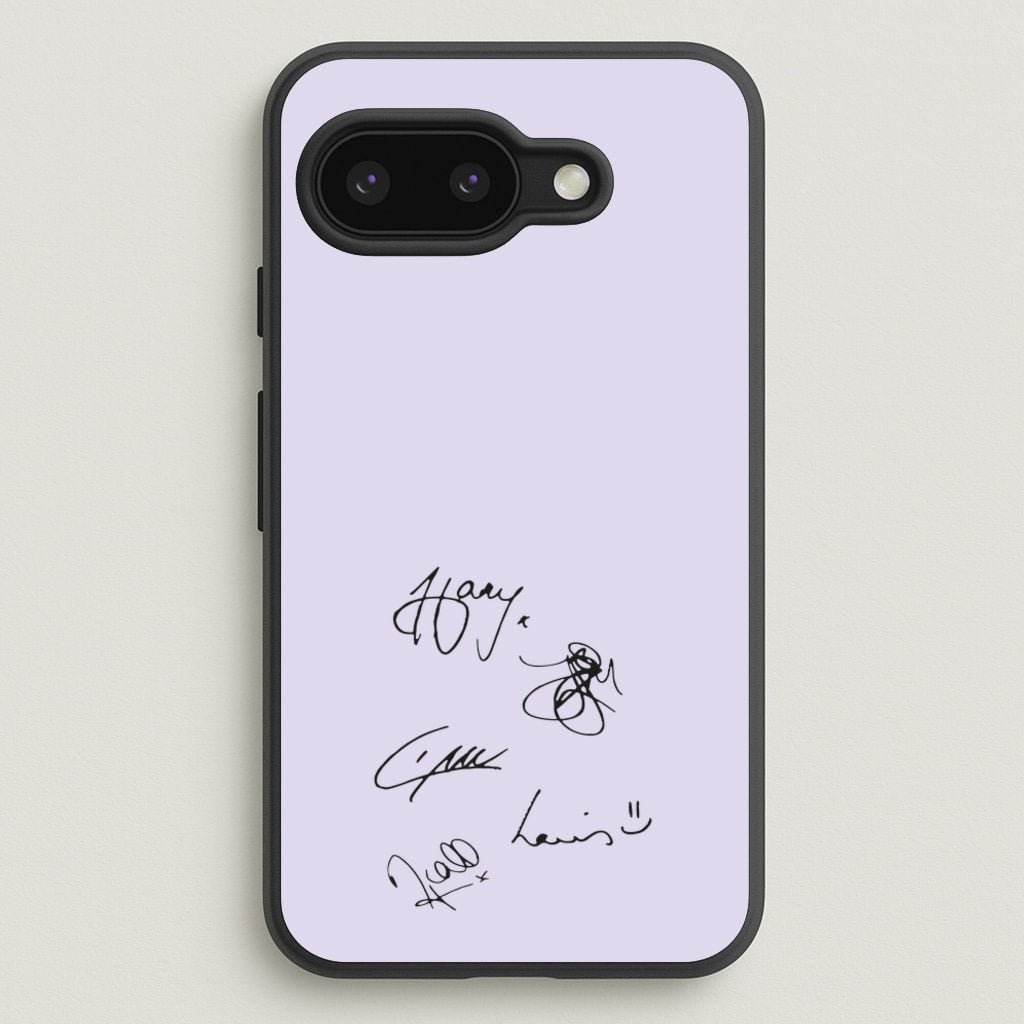 1D Signatures - One Direction Phone Case for Google Pixel 9a