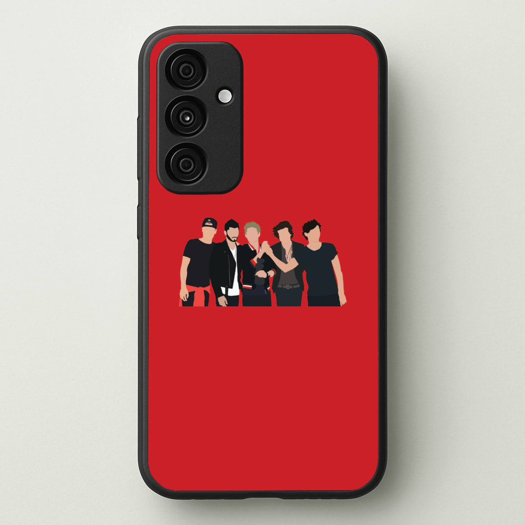 The 1D Crew - One Direction Phone Case for Galaxy A55