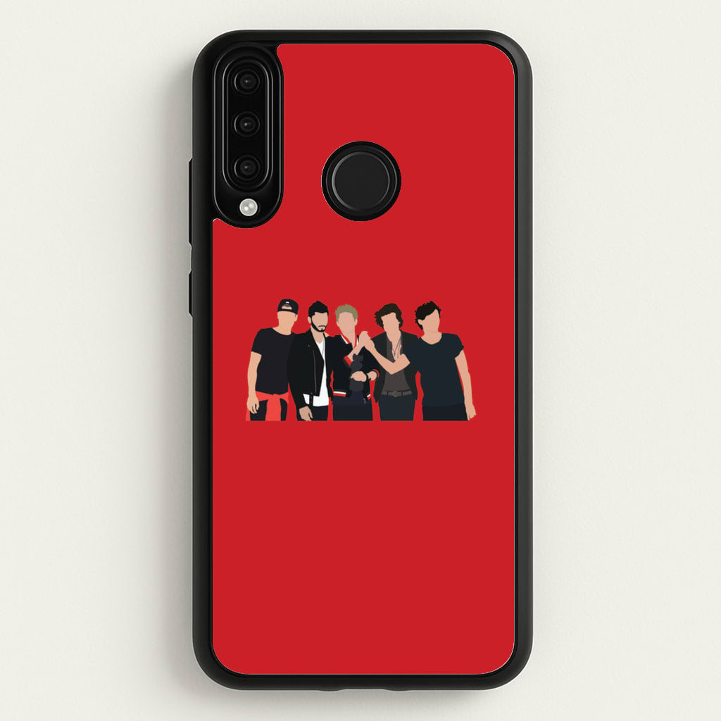 The 1D Crew - One Direction Phone Case for Huawei P30 Lite