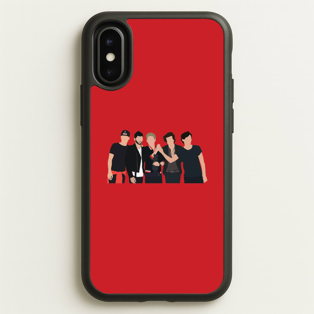 The 1D Crew - One Direction Phone Case for iPhone X / XS