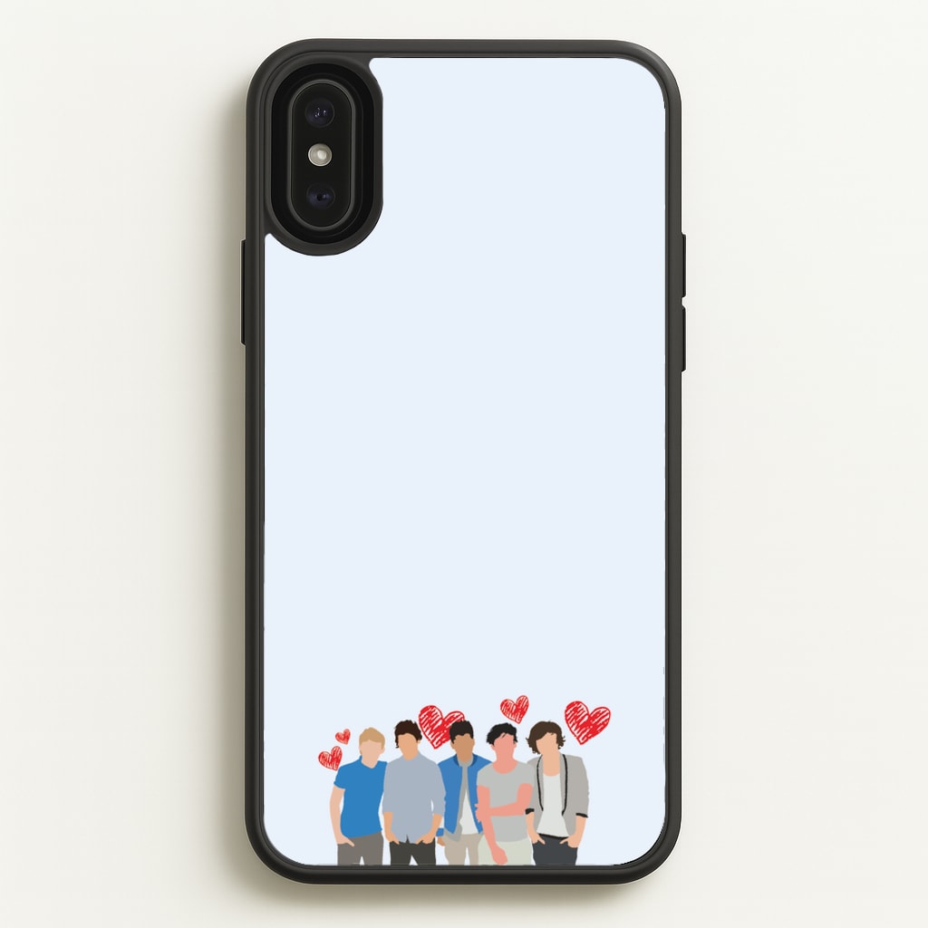 Love Band - One Direction Phone Case for iPhone XS Max