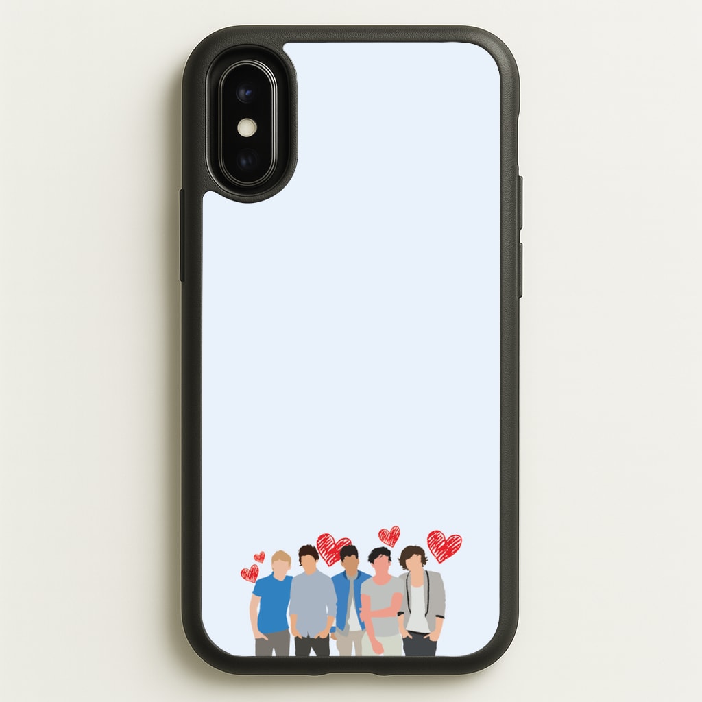 Love Band - One Direction Phone Case for iPhone X / XS