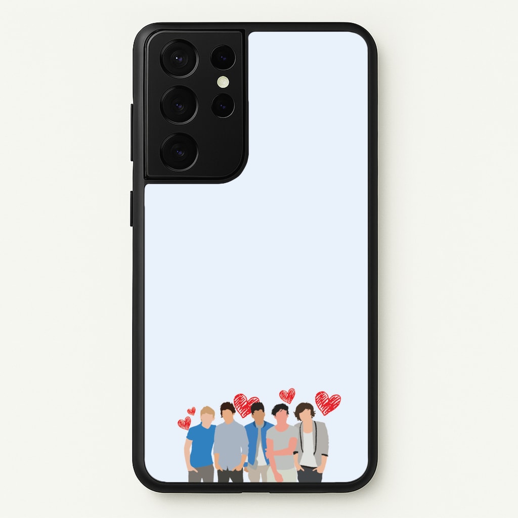 Love Band - One Direction Phone Case for Galaxy S21 Ultra