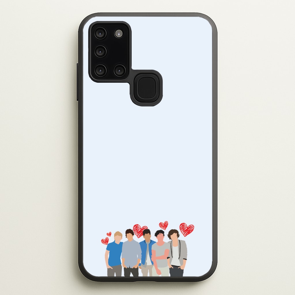 Love Band - One Direction Phone Case for Galaxy A21s
