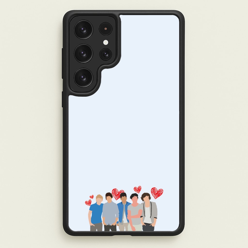 Love Band - One Direction Phone Case for Galaxy S22 Ultra