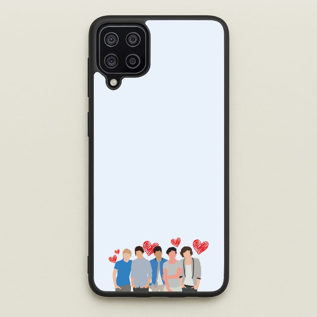 Love Band - One Direction Phone Case for Galaxy A12