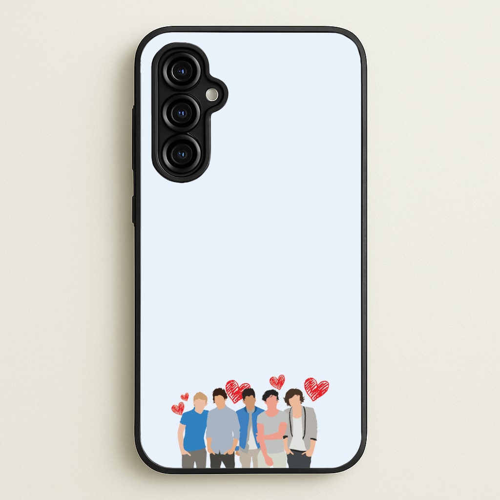 Love Band - One Direction Phone Case for Galaxy A54