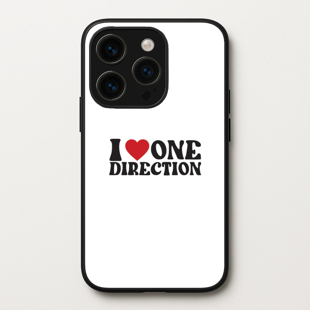 I Love Direction - One Direction Phone Case for iPhone 14 Pro