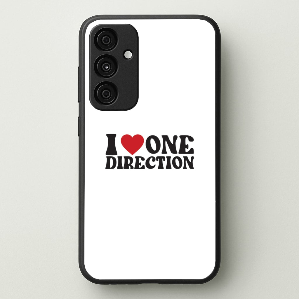 I Love Direction - One Direction Phone Case for Galaxy A55