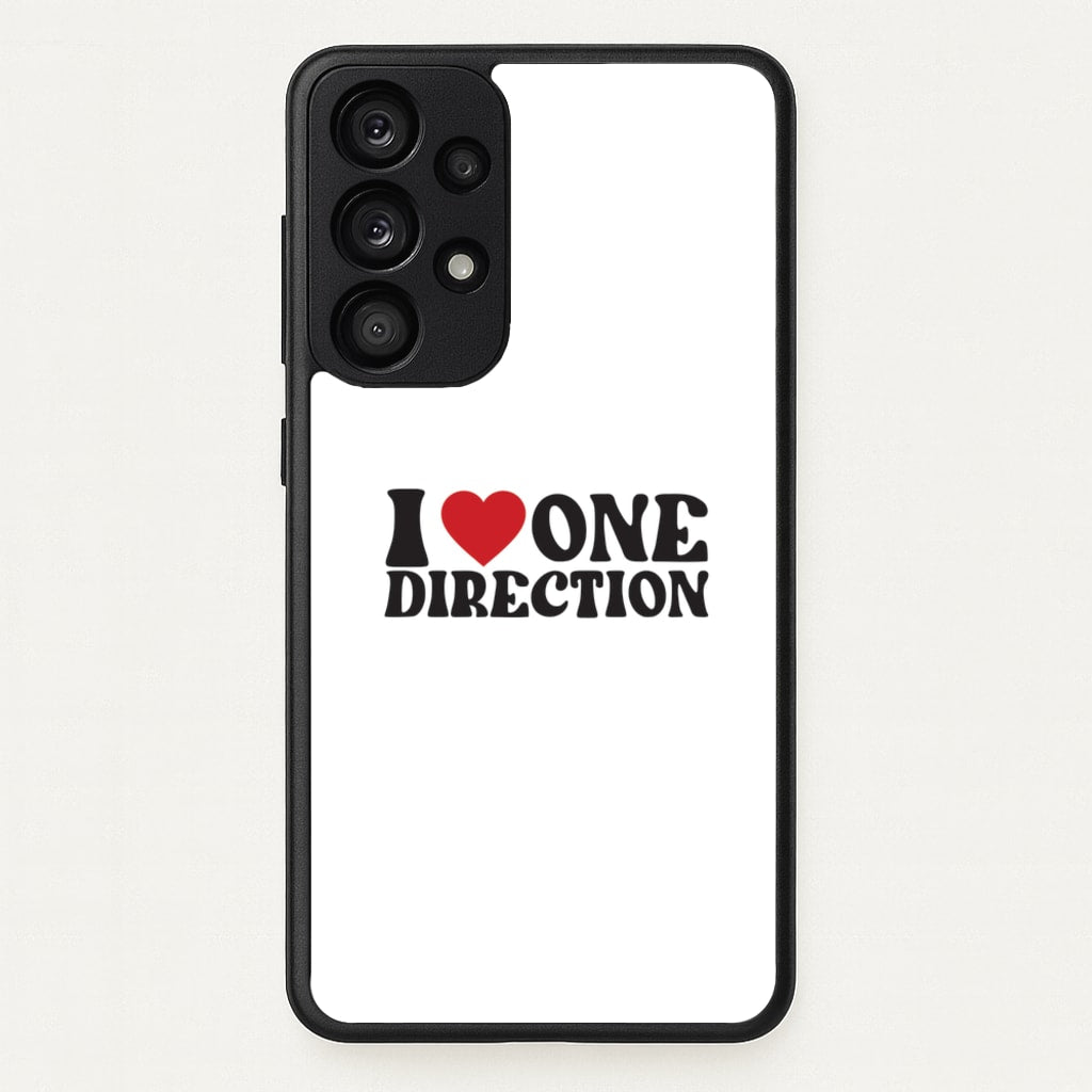 I Love Direction - One Direction Phone Case for Galaxy A53