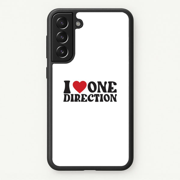 I Love Direction - One Direction Phone Case for Galaxy S22