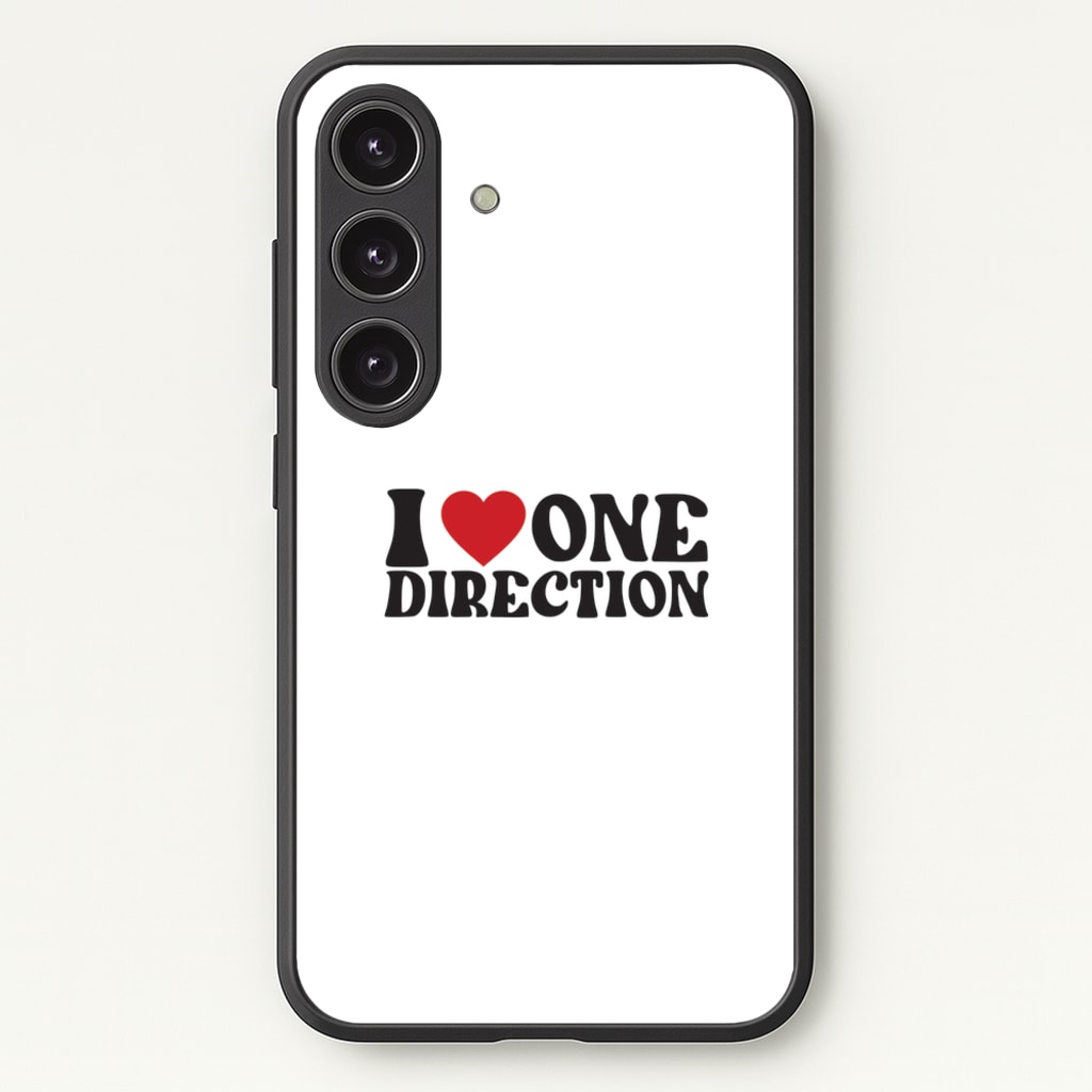 I Love Direction - One Direction Phone Case for Galaxy S24FE