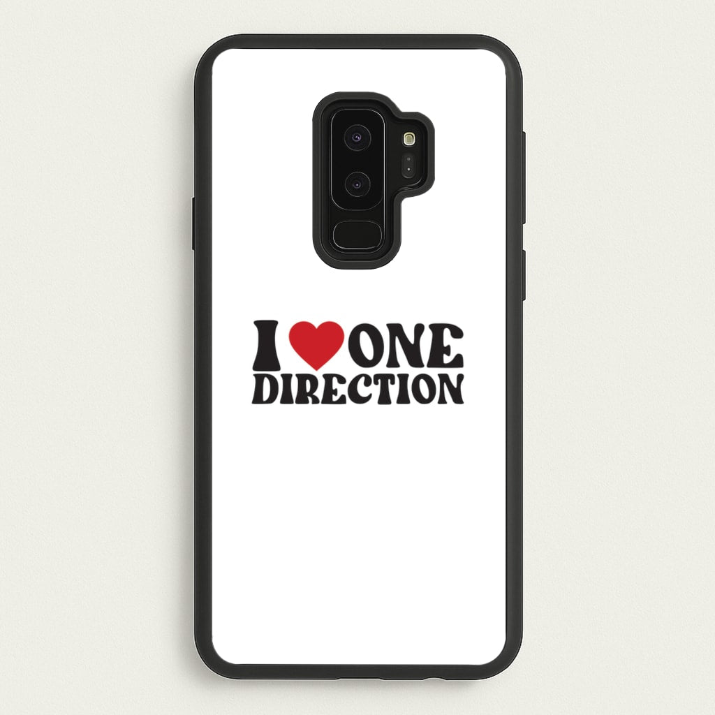 I Love Direction - One Direction Phone Case for Galaxy S9 Plus