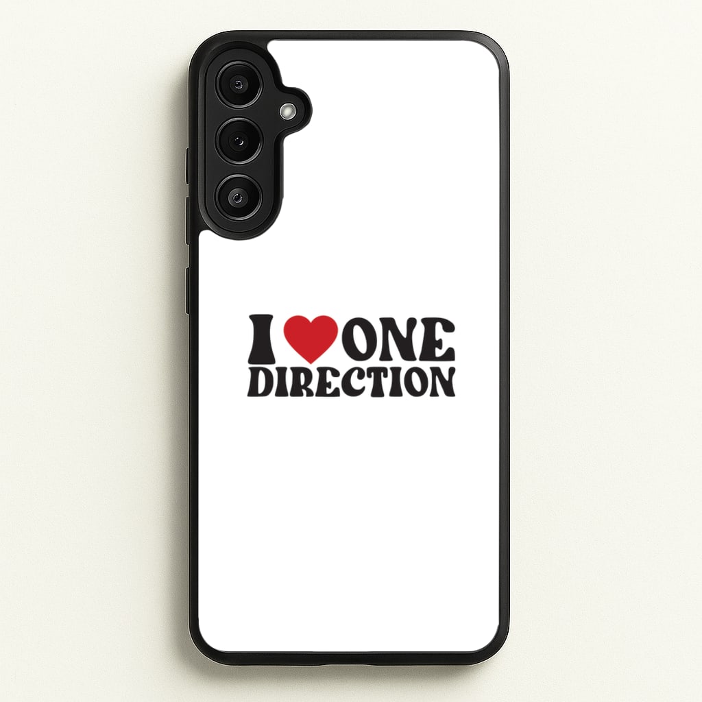 I Love Direction - One Direction Phone Case for Galaxy A34