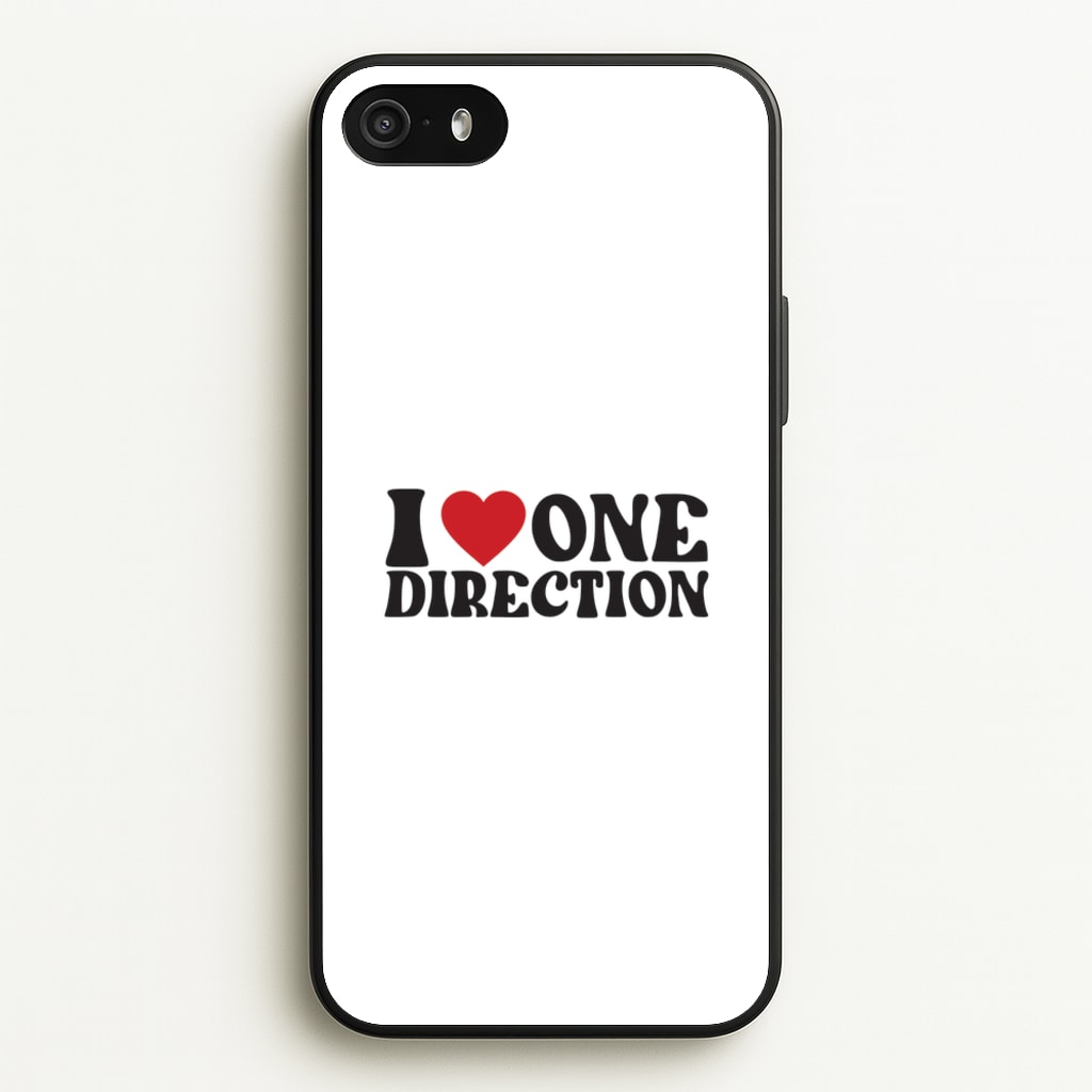I Love Direction - One Direction Phone Case for iPhone 5 / 5s / SE 2016